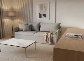 Canapea extensibila Amina, 3 locuri, la comanda, 100+ culori