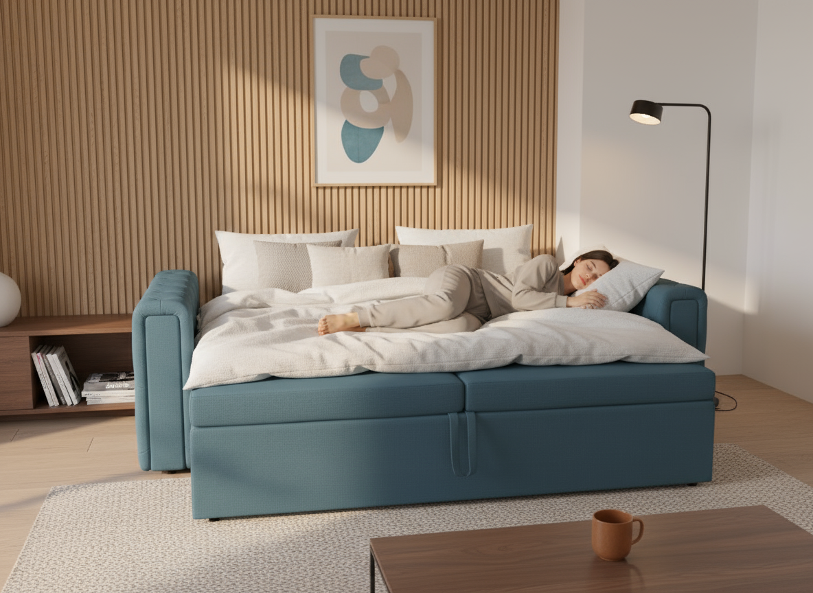 Canapea extensibila Ari, 3 locuri, la comanda, 100+ culori