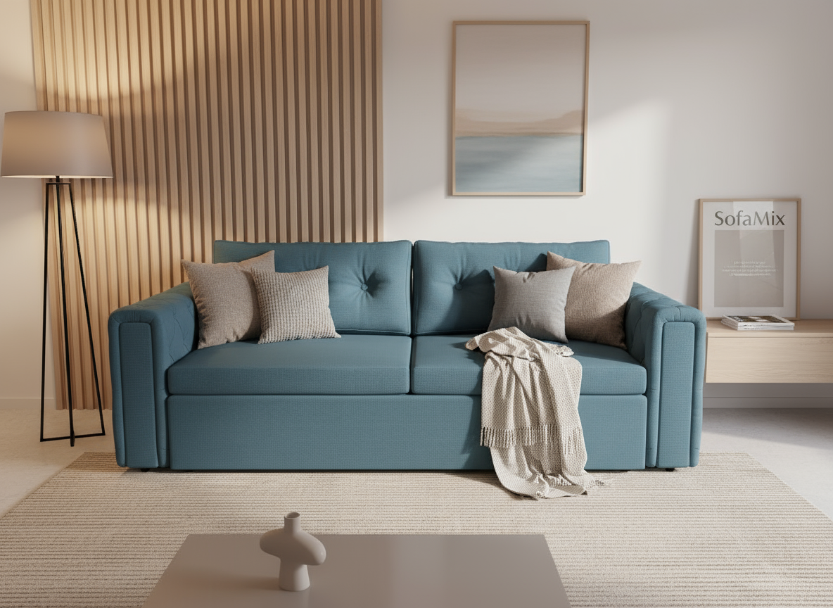 Canapea extensibila Ari, 3 locuri, la comanda, 100+ culori