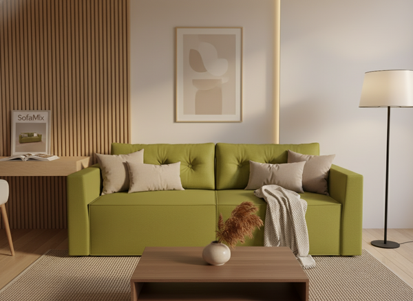 Canapea extensibila Daniella, 3 locuri, la comanda, 100+ culori