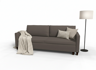 Canapea extensibila Delilah, 3 locuri, la comanda, 100+ culori, cu picioare