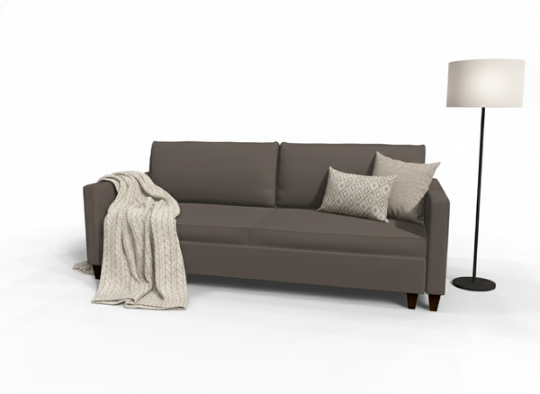 Canapea extensibila Delilah, 3 locuri, la comanda, 100+ culori, cu picioare