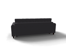Canapea extensibila Florence, 3 locuri, la comanda, 100+ culori, cu picioare - SofaMix.ro