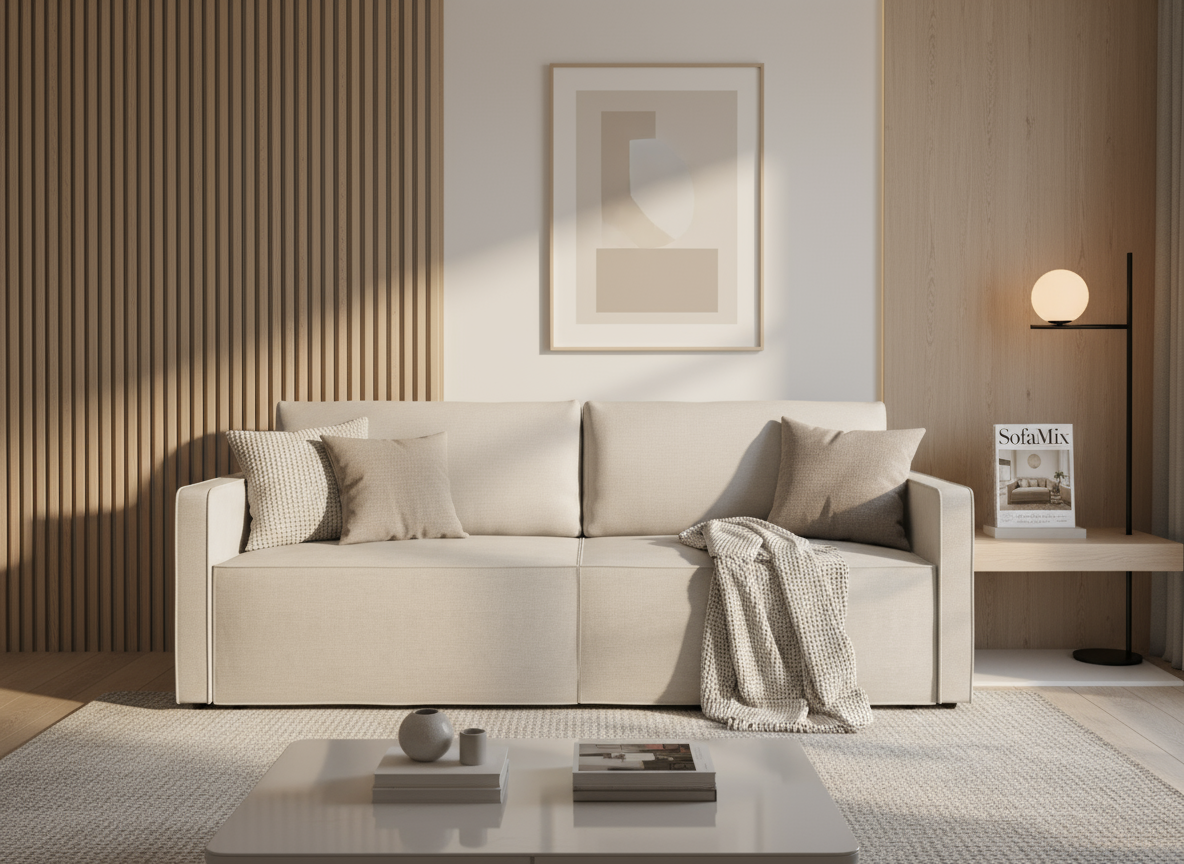 Canapea extensibila Kennedy, 3 locuri, la comanda, 100+ culori