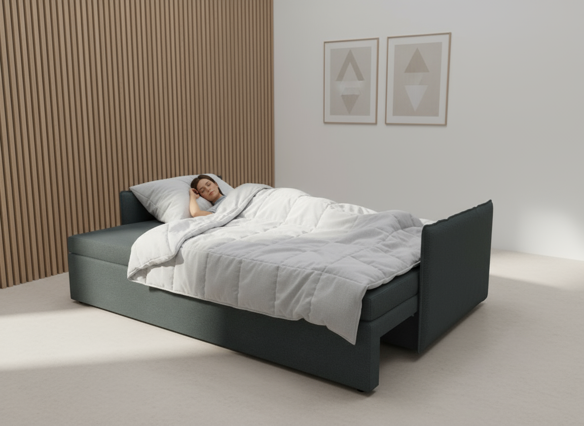 Canapea extensibila Lucille, 3 locuri, la comanda, 100+ culori