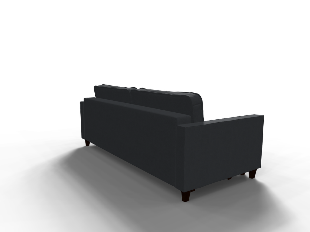 Canapea extensibila Margot, 3 locuri, la comanda, 100+ culori, cu picioare