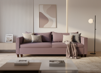 Canapea extensibila Oakley, 3 locuri, la comanda, 100+ culori, cu picioare