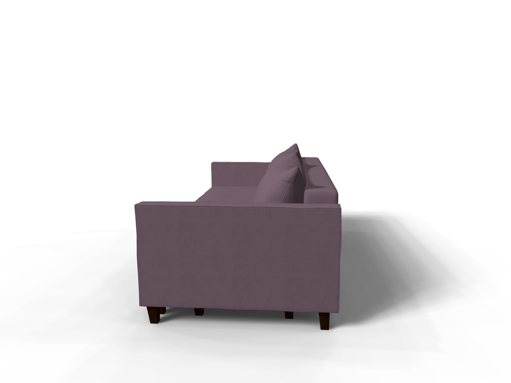 Canapea extensibila Oakley, 3 locuri, la comanda, 100+ culori, cu picioare