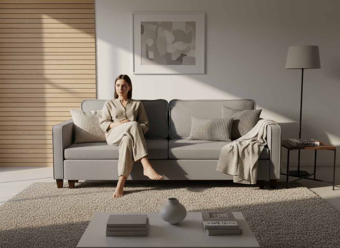 Canapea extensibila Paisley, 3 locuri, la comanda, 100+ culori, cu picioare