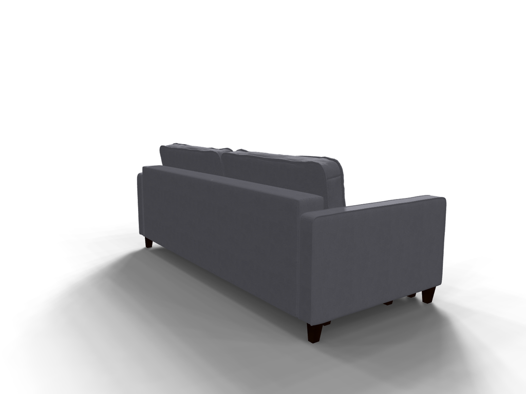 Canapea extensibila Paisley, 3 locuri, la comanda, 100+ culori, cu picioare