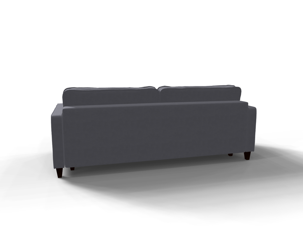 Canapea extensibila Paisley, 3 locuri, la comanda, 100+ culori, cu picioare