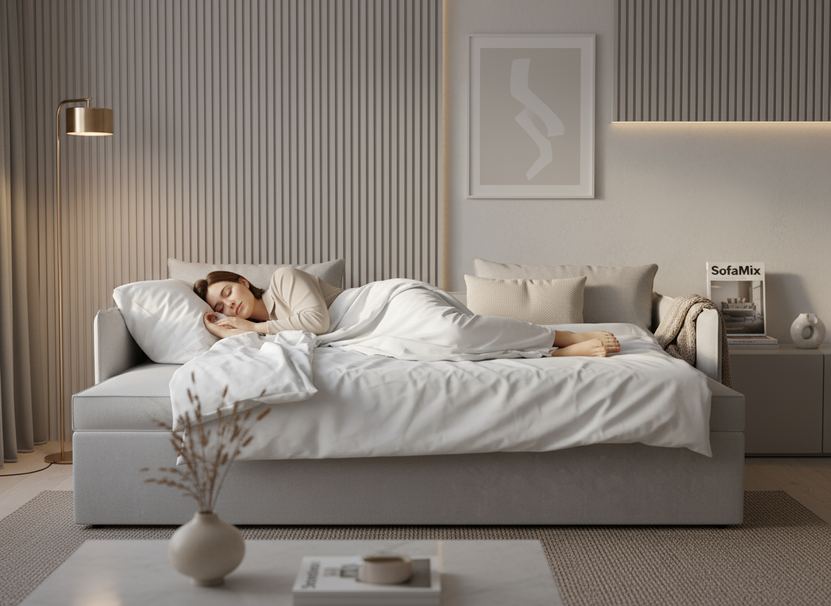 Canapea extensibila Ryleigh, 3 locuri, la comanda, 100+ culori