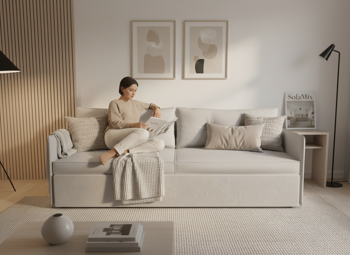 Canapea extensibila Ryleigh, 3 locuri, la comanda, 100+ culori