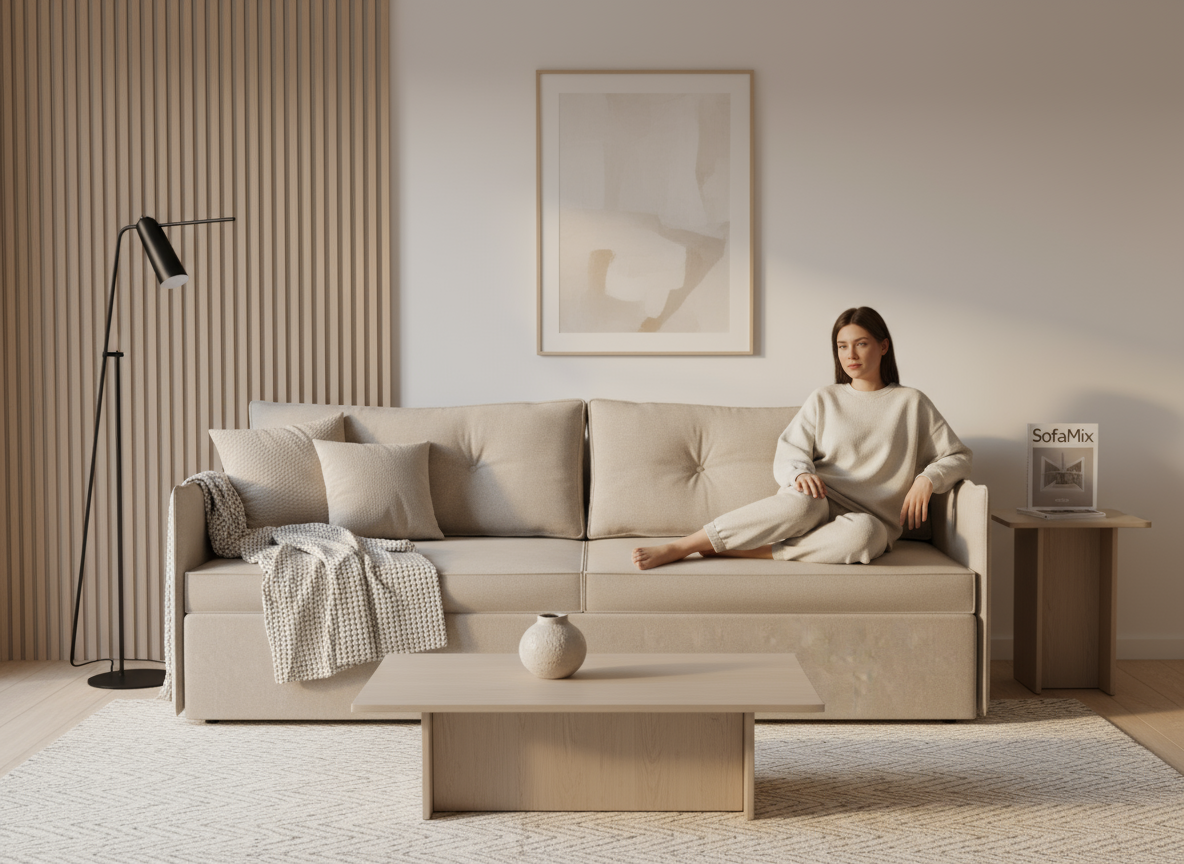 Canapea extensibila Ryleigh, 3 locuri, la comanda, 100+ culori