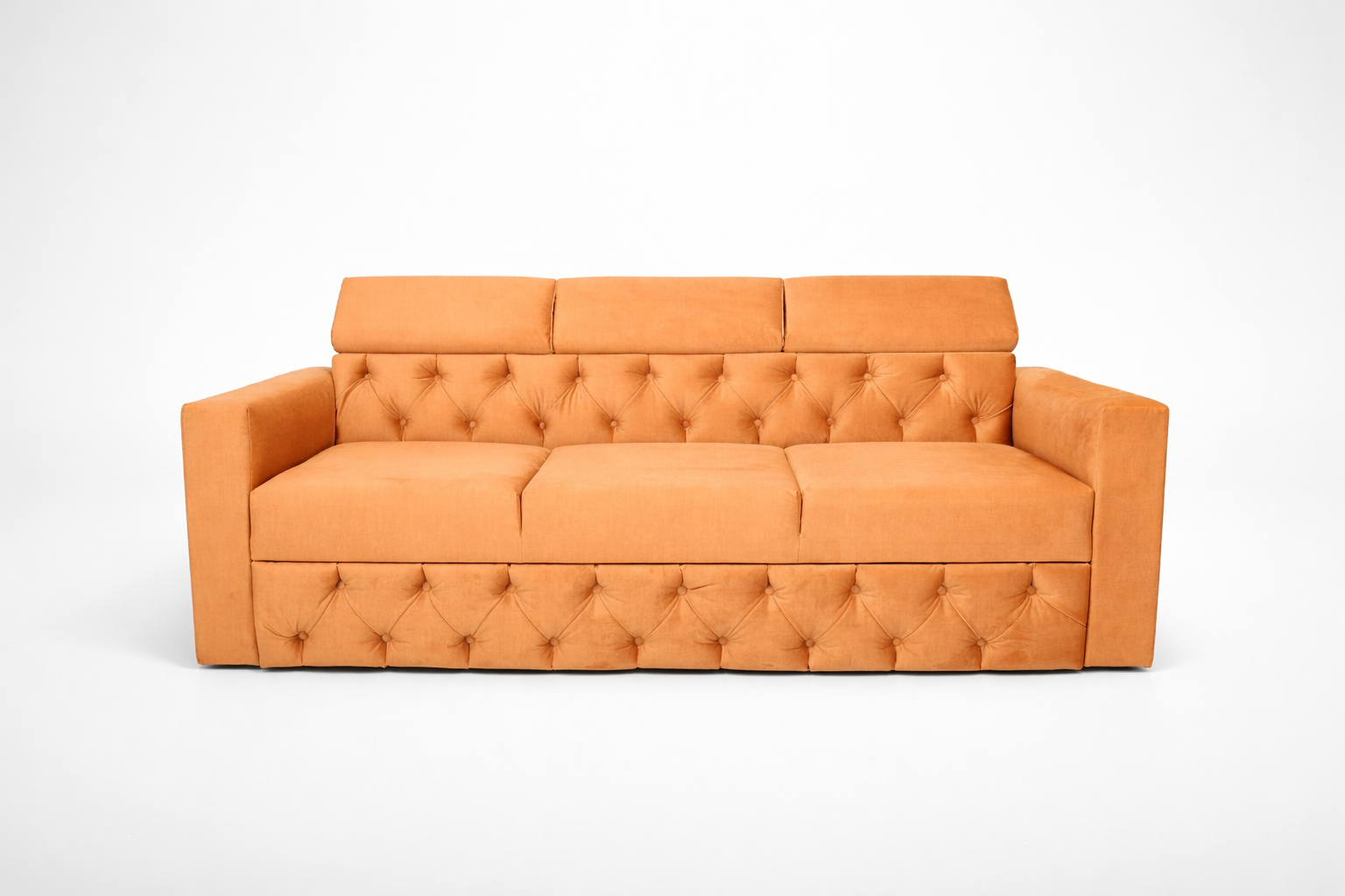 Canapea extensibila Siesta Chester, 3 locuri, lada depozitare, la comanda, 100+ culori