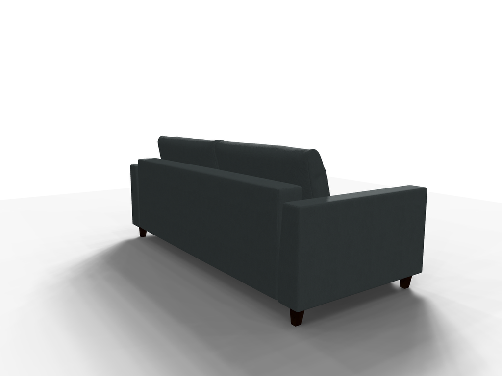 Canapea extensibila Skye, 3 locuri, la comanda, 100+ culori, cu picioare