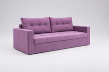 Canapea extensibila Alice, 3 locuri, lada depozitare, peste 100 culori disponibile, dimensiune pe comanda de la 210x95cm