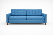 Canapea extensibila Alto, 3 locuri, lada depozitare, peste 100 culori disponibile, dimensiune pe comanda de la 210x95cm
