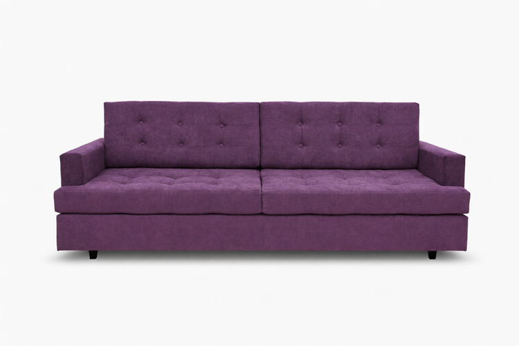 Canapea extensibila Aurora, 3 locuri, lada depozitare, peste 100 culori disponibile, dimensiune pe comanda de la 210x95cm