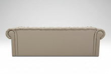 Canapea extensibila Chesterfield Round, 3 locuri, peste 100 culori disponibile, dimensiune pe comanda de la 210x95cm