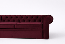 Coltar extensibil Chesterfield Round 1 cotiera, pe comanda, 100+ culori