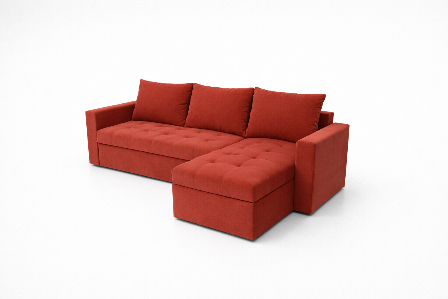 Coltar extensibil cu sezlong Delia, pe comanda, 100+ culori