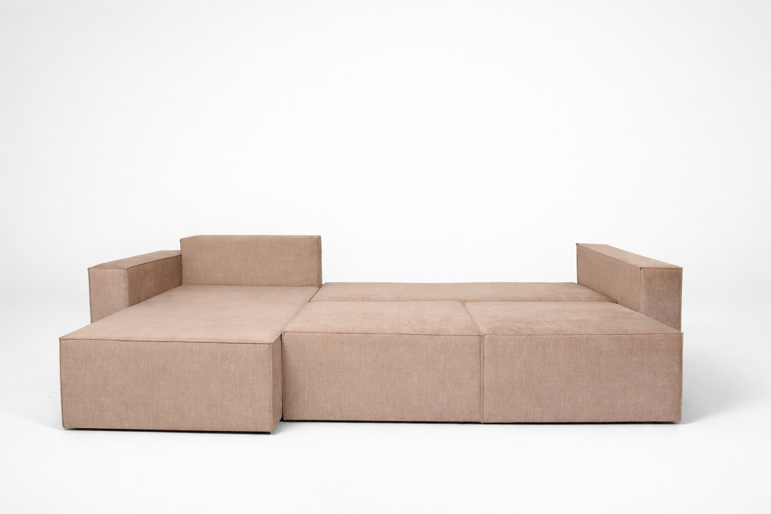 Coltar extensibil cu sezlong Karina, pe comanda, 100+ culori, fara picioare