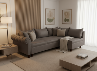 Coltar extensibil Abby park 3 fara insula, la comanda, 100+ culori, cu picioare