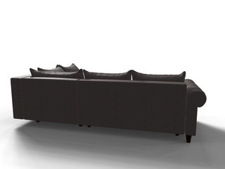 Coltar extensibil Abby park 3 fara insula, la comanda, 100+ culori, cu picioare