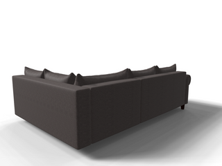 Coltar extensibil Abby park 3 fara insula, la comanda, 100+ culori, cu picioare