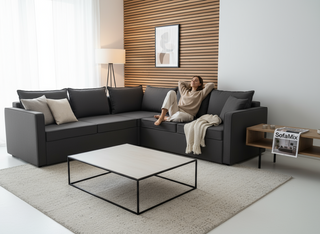 Coltar extensibil Addison park 3 fara insula, la comanda, 100+ culori