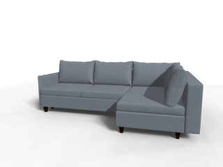 Coltar extensibil Adelaide park 3 fara insula, la comanda, 100+ culori, cu picioare