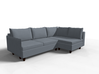 Coltar extensibil Adelaide park 3 fara insula, la comanda, 100+ culori, cu picioare