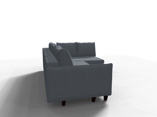 Coltar extensibil Adelaide park 3 fara insula, la comanda, 100+ culori, cu picioare