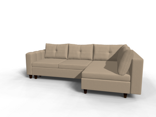 Coltar extensibil Alexandra park 3 fara insula, la comanda, 100+ culori, cu picioare