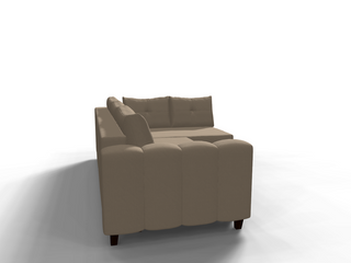 Coltar extensibil Alexandra park 3 fara insula, la comanda, 100+ culori, cu picioare