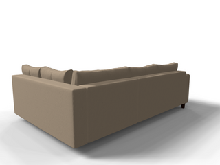 Coltar extensibil Alexandra park 3 fara insula, la comanda, 100+ culori, cu picioare