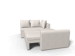 Coltar extensibil Alexandria park 3 fara insula, la comanda, 100+ culori – 360°