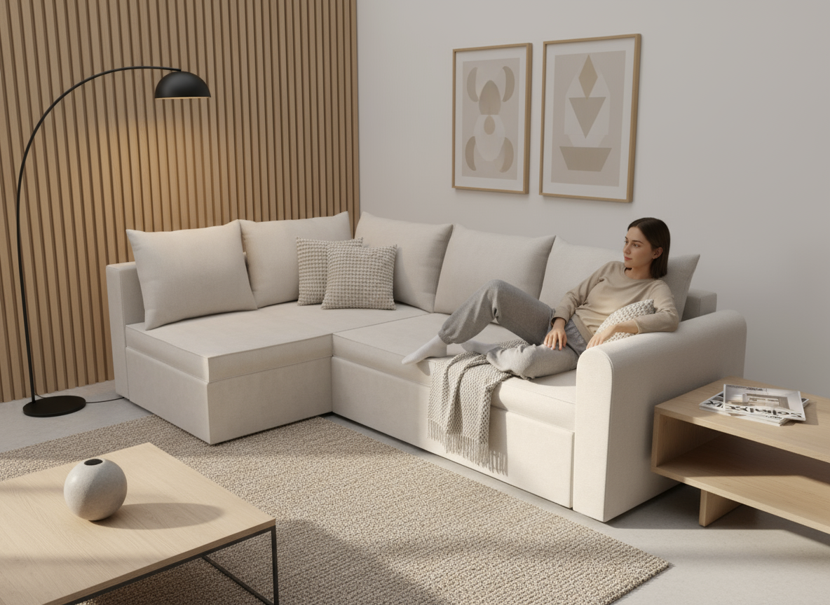 Coltar extensibil Alexandria park 3 fara insula, la comanda, 100+ culori