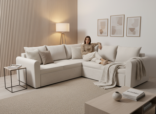 Coltar extensibil Alexandria park 3 fara insula, la comanda, 100+ culori