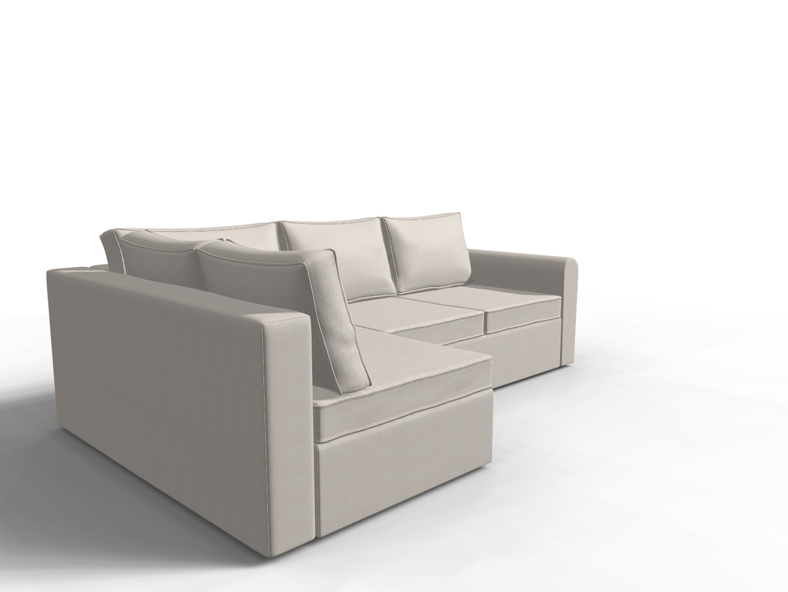 Coltar extensibil Alicia park 3 fara insula, la comanda, 100+ culori