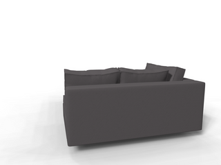 Coltar extensibil Ana park 3 fara insula, la comanda, 100+ culori, cu picioare – 360°