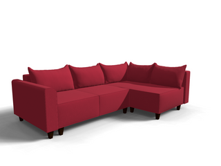 Coltar extensibil Anaya park 3 fara insula, la comanda, 100+ culori, cu picioare