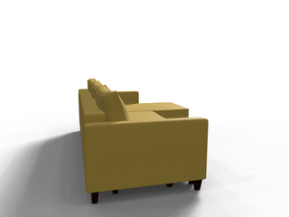 Coltar extensibil Angie park 2, la comanda, 100+ culori, cu picioare