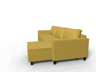 Coltar extensibil Angie park 2, la comanda, 100+ culori, cu picioare