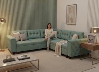 Coltar extensibil Ari colt park cu cotiera, la comanda, 100+ culori, cu picioare