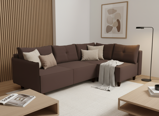 Coltar extensibil Ariel park 3 fara insula, la comanda, 100+ culori, cu picioare