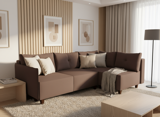 Coltar extensibil Ariel park 3 fara insula, la comanda, 100+ culori, cu picioare