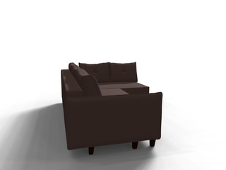 Coltar extensibil Ariel park 3 fara insula, la comanda, 100+ culori, cu picioare