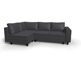 Coltar extensibil Armani park 3 fara insula, la comanda, 100+ culori, cu picioare